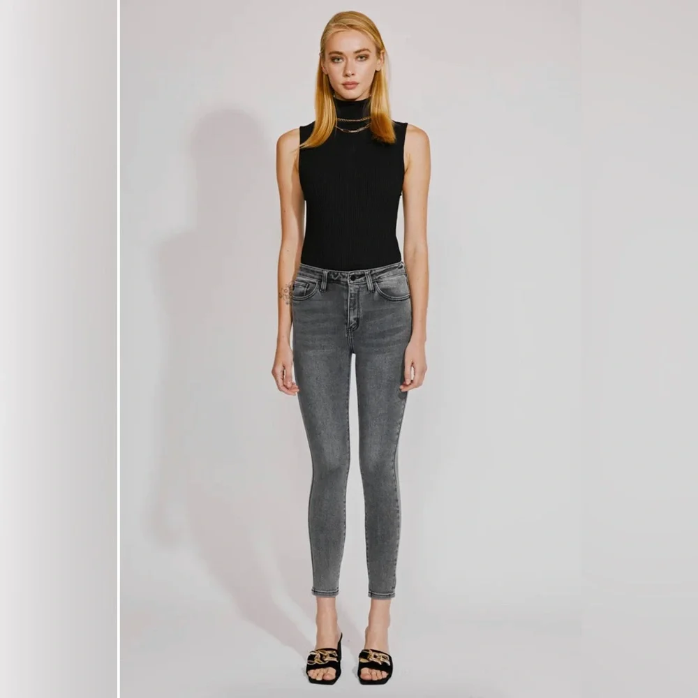 JUST IN/ POPULATION HIGH RISE SKINNY - Picture 4 of 12